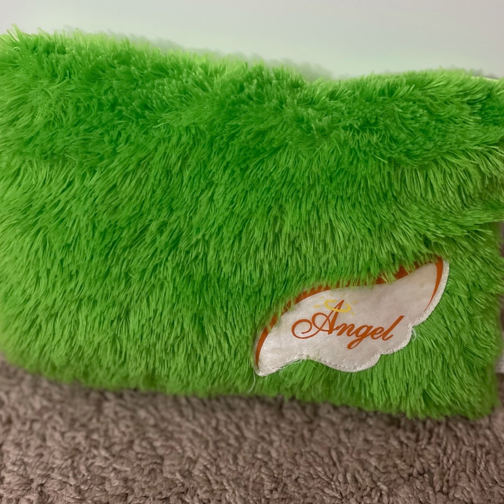 Mini Green "Angel" Plush Pillow